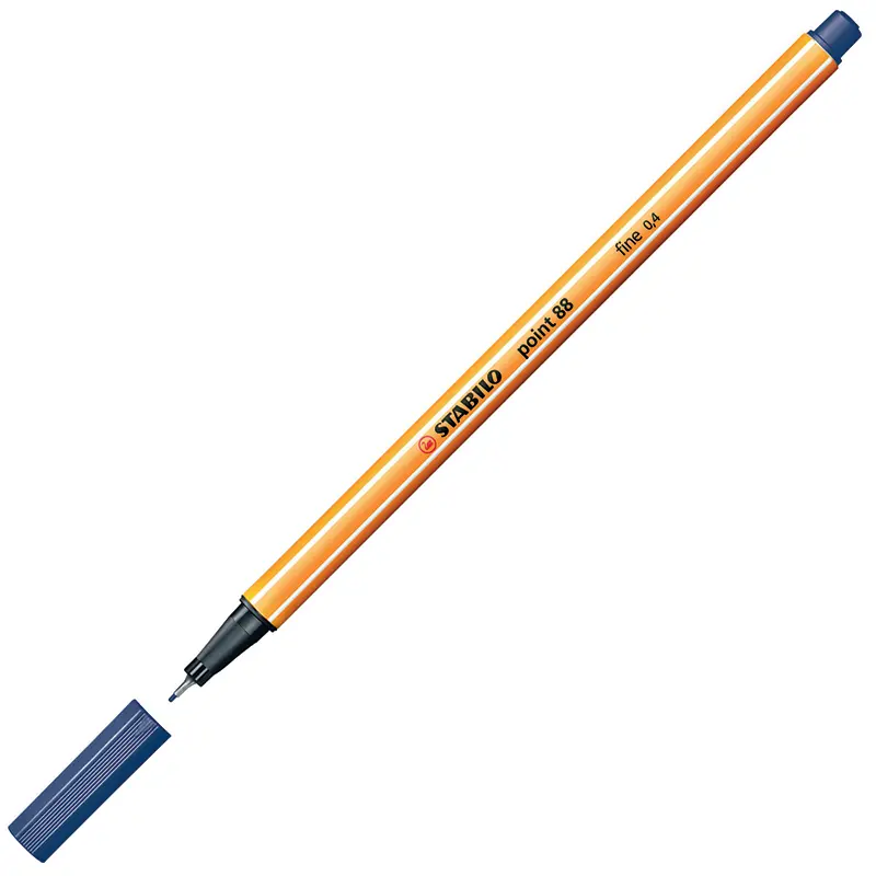 Stabilo 88/22 Point 88 Keçe Uçlu İnce Kalem 0.4mm Gece Mavisi x 10 Lu Kutu