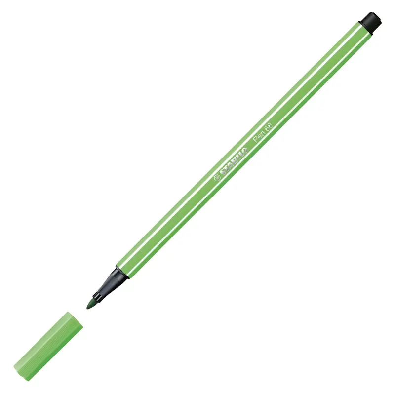 Stabilo 68/43 Keçe Uçlu Boya Kalemi 1.0mm Yaprak Yeşili x 10 Lu Kutu
