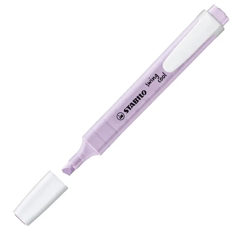 Stabilo 275/155-8 Swing Cool Kalem Tipi Fosforlu Kalem Pastel Lila x 10 Lu Kutu