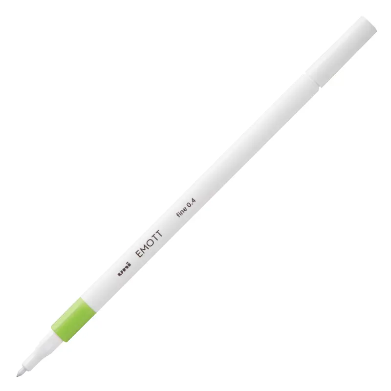 Uni-Ball Emott Fine Akrilik Uçlu Kalem 0.4mm Açık Yeşil 10 Lu Kutu