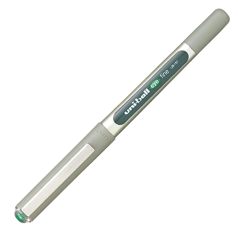 Uni-Ball UB-157 Eye Fine Bilye Uç Roller Kalem 0.7mm Yeşil 12 Li Kutu