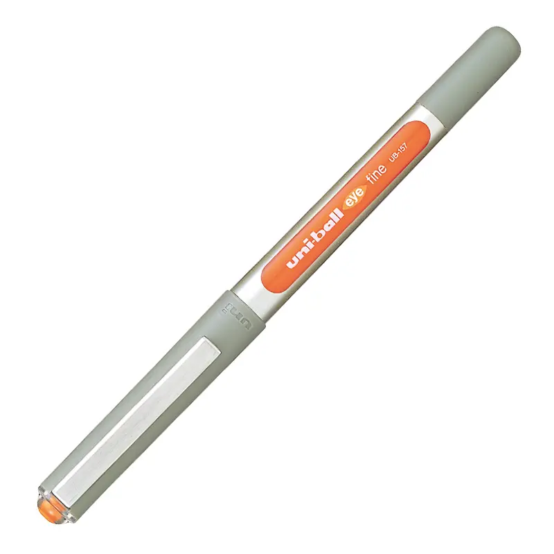 Uni-Ball UB-157 Eye Fine Bilye Uç Roller Kalem 0.7mm Turuncu 12 Li Kutu