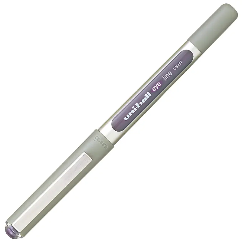 Uni-Ball UB-157 Eye Fine Bilye Uç Roller Kalem 0.7mm Mor 12 Li Kutu