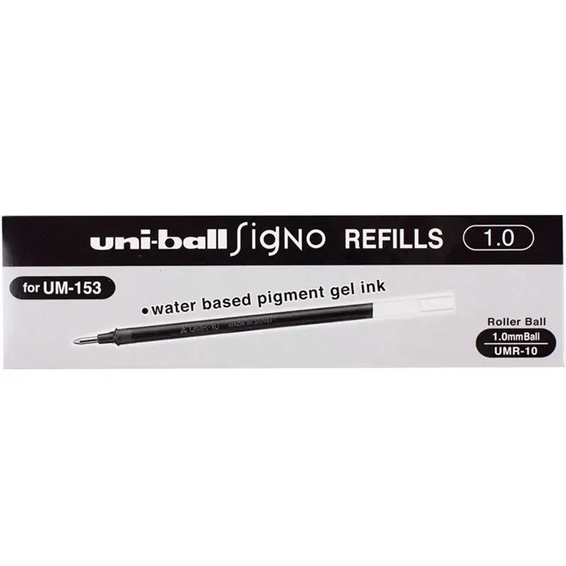 Uni-Ball UMR-10 Roller Kalem Yedeği Siyah 12 Li Kutu
