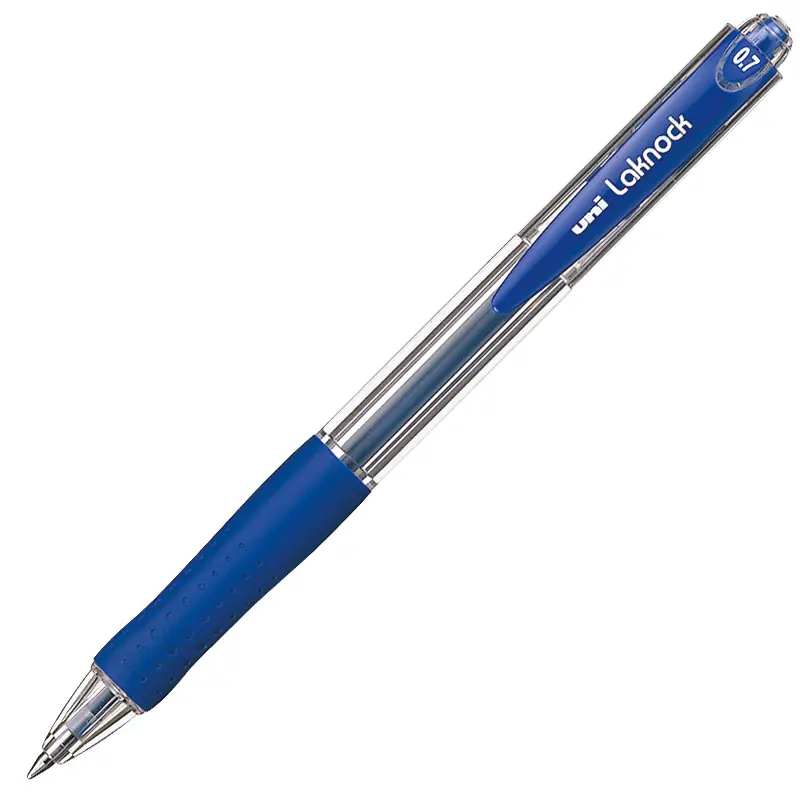 Uni-Ball SN-100 Laknock Mekanik Bilye Uç Micro Tükenmez Kalem 0.7mm Mavi 12 Li Kutu