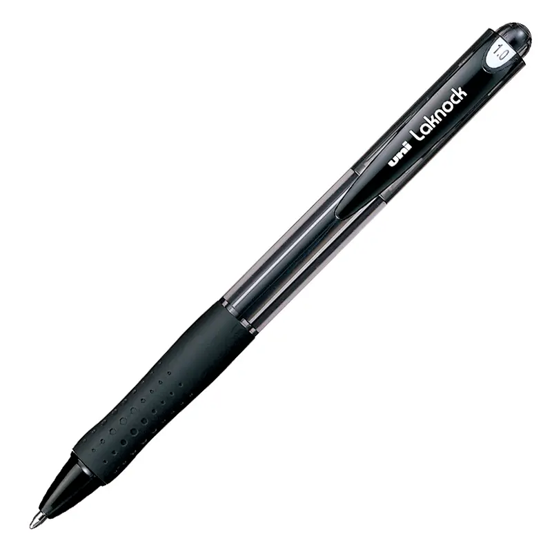 Uni-Ball SN-100 Laknock Mekanik Bilye Uç Medium Tükenmez Kalem 1.0mm Siyah 12 Li Kutu