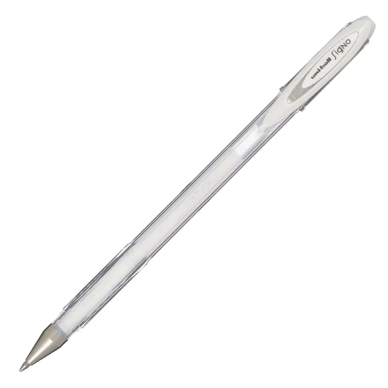 Uni-Ball UM-120AC Signo Angelic Colour Jel Bilye Uç Roller Kalem 0.7mm Beyaz 12 Li Kutu