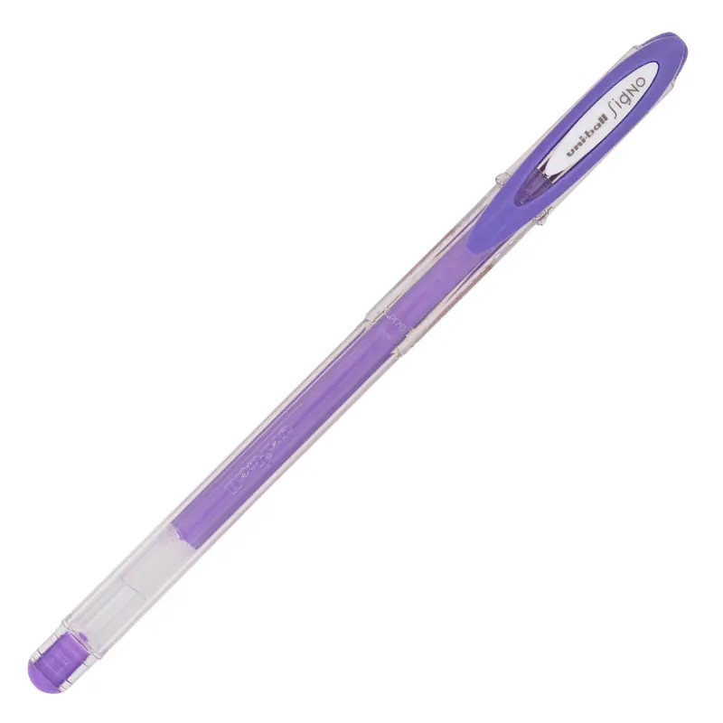 Uni-Ball UM-120AC Signo Angelic Colour Jel Bilye Uç Roller Kalem 0.7mm Mor 12 Li Kutu