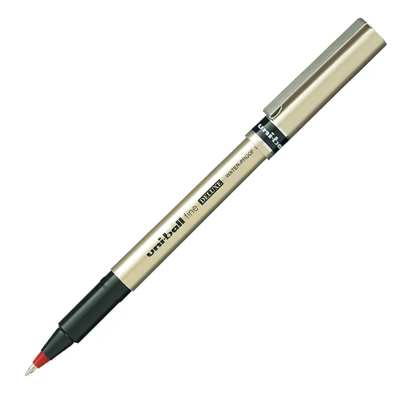 Uni-Ball UB-177 Deluxe Bilye Uç Roller Kalem 0.7mm Kırmızı 12 Li Kutu