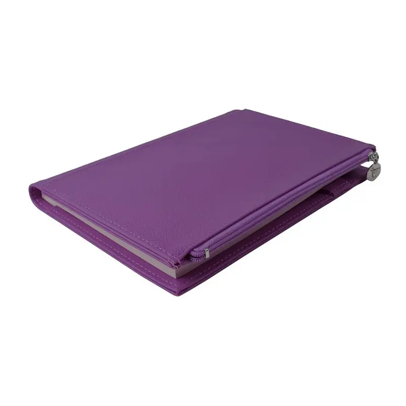 Victoria Journals 7200 Zipco Defter 14x20cm 80 Gr. 96 Yaprak Çizgili Lila