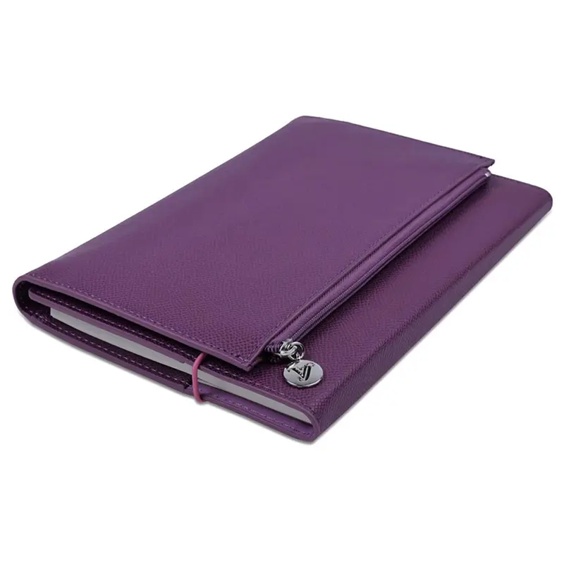 Victoria Journals 211599 Zipco Clutch Defter 14x20cm 80 Gr. 96 Yaprak Lila